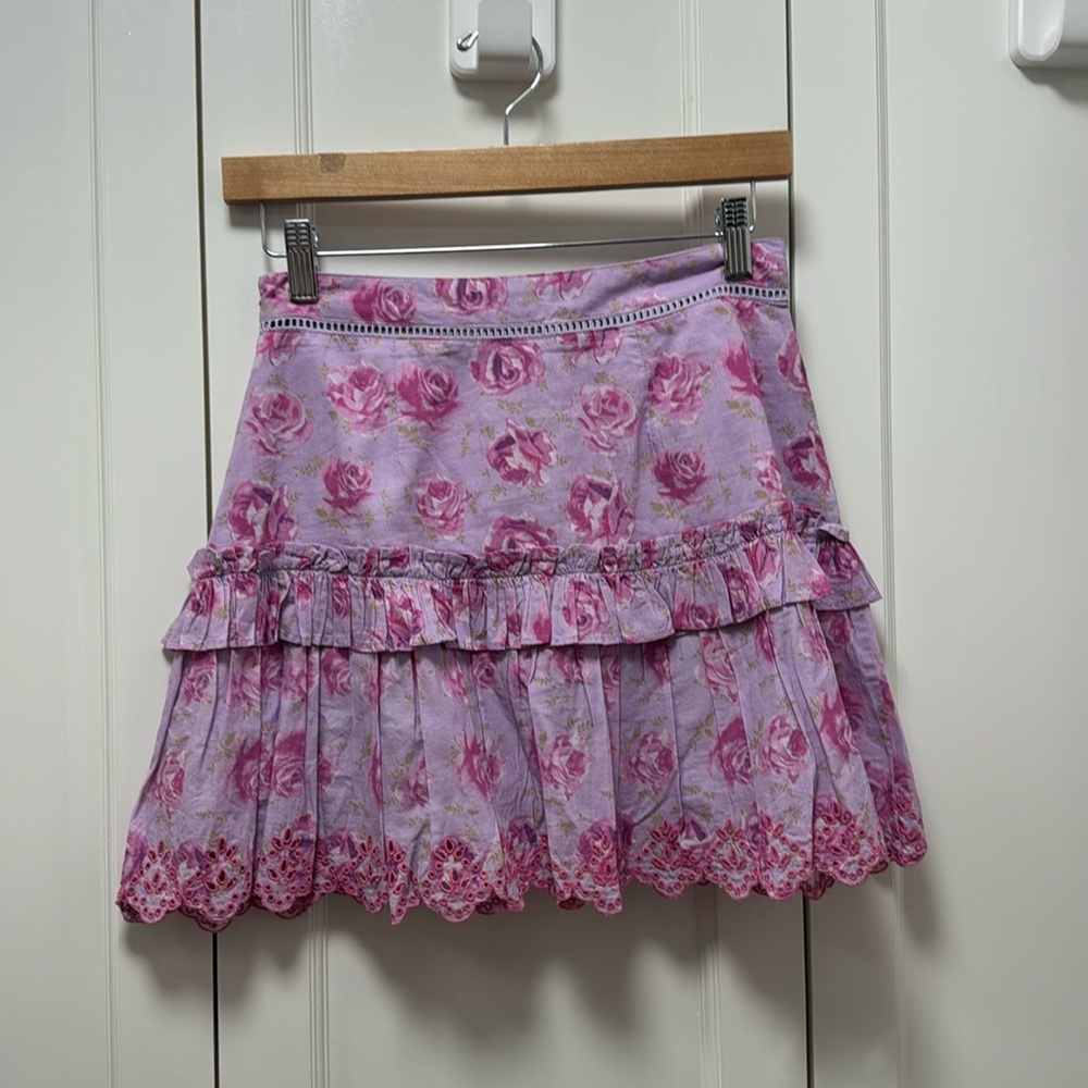 Love Shack Fancy mini skirt never worn tags on
